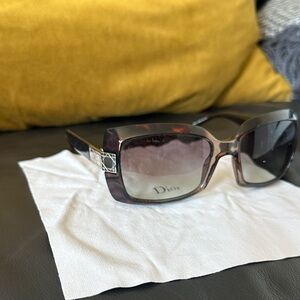 Dior Women's Tortoiseshell Sunglasses with Brown Gradient Lenses